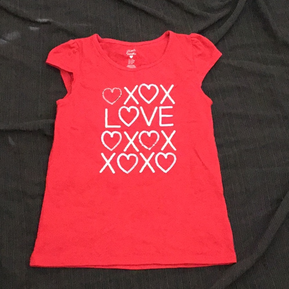 Sequin love Valentine shirt